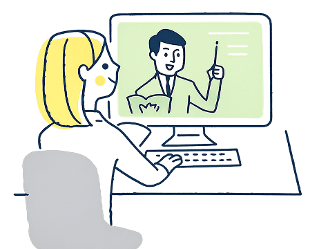 認知症予防セミナーのイラスト